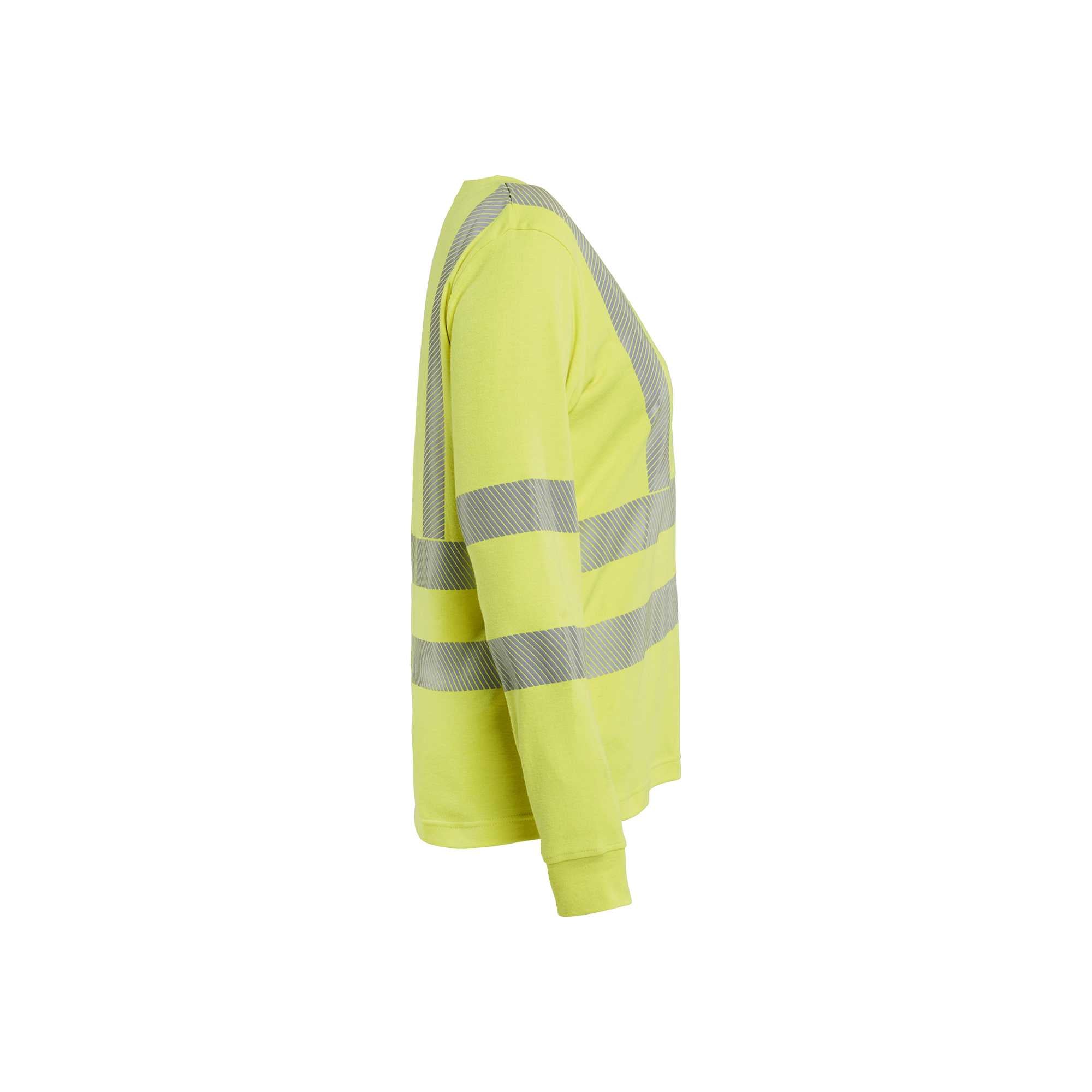 BLAKLADER 34691761 Women's Long Sleeved T Shirt Multinorm Hi Vis Reflective Long Sleeve Work T-Shirt WOMEN - Flame Retardant